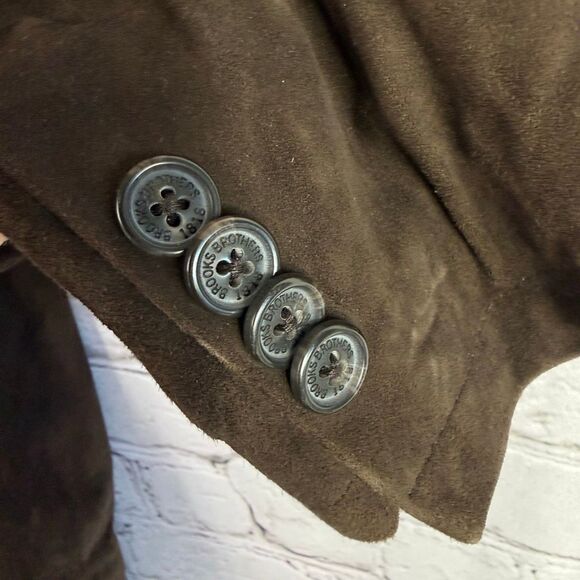 Brooks Brothers 365 Brown Suede Sports Coat Blazer Size XL - Picture 7 of 11